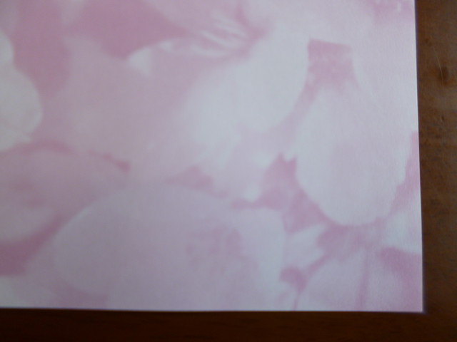壁紙 作品の台紙などに 用紙 0枚 ピンク 花柄 中和印刷 古河工場