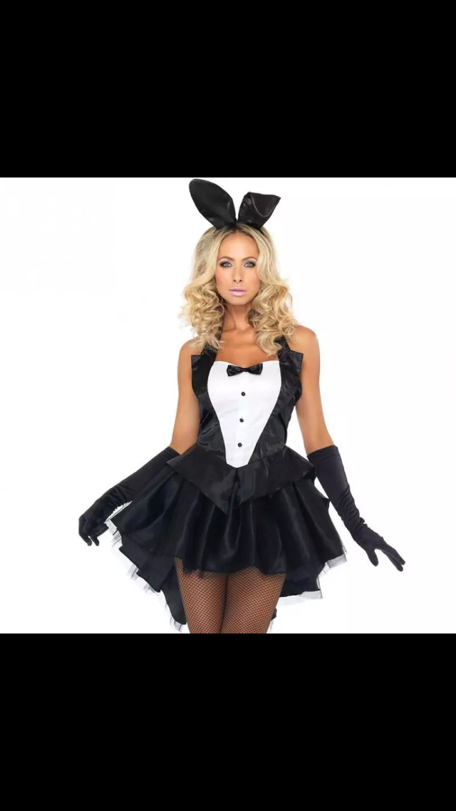 ハロウィン バニーコスプレ セクシー 黒 M Space