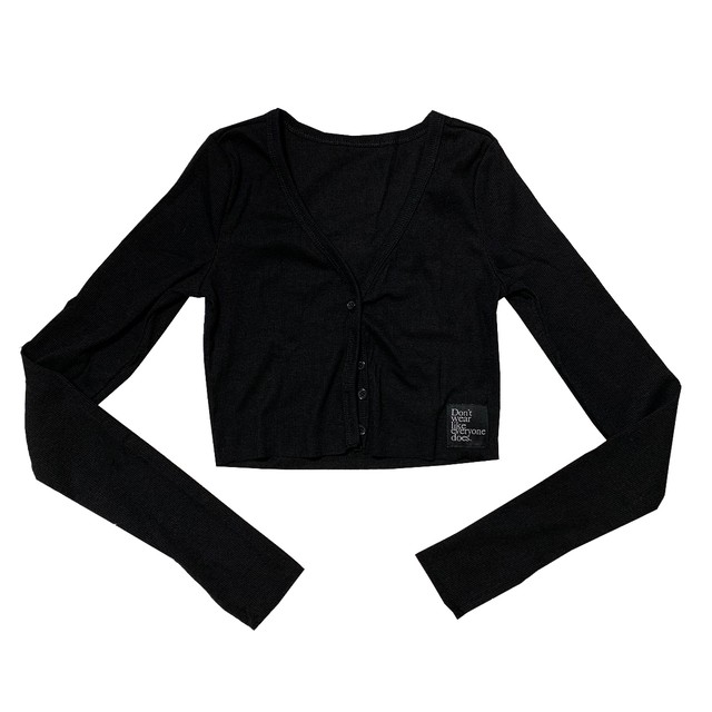 Cropped Rib Knit Tops