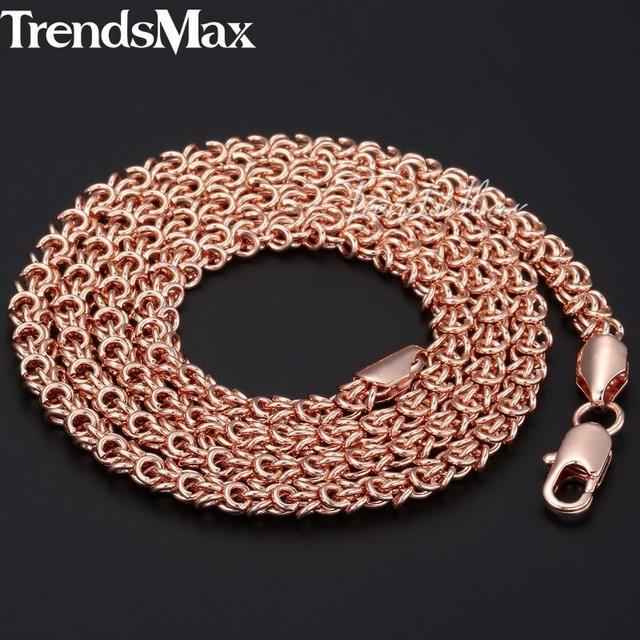 送料無料 メンズ ネックレス 6mm 50cm 60cm ゴールド チェーン レディース 渦 リンク パーティー Unionsquare