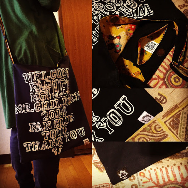 受注生産 オーダー品 Tシャツリメイクショルダーバッグ ウィヴァネストペンギン