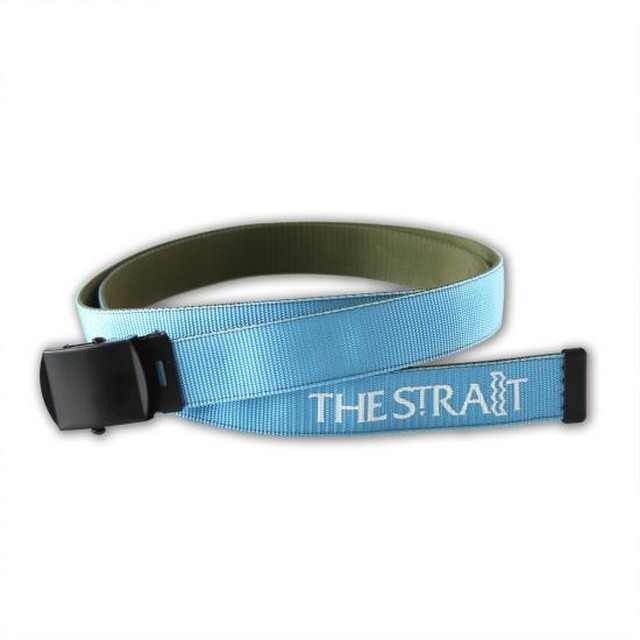 REVERSIBLE GI BELT #SAXE X OLIVE