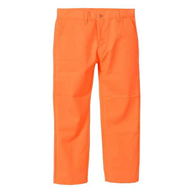 Paragraph パラグラフ 18ss 18年春夏 ネオンカラー ワークパンツ オレンジ Neon Work Pants ストリート メンズ ファッション Blkid