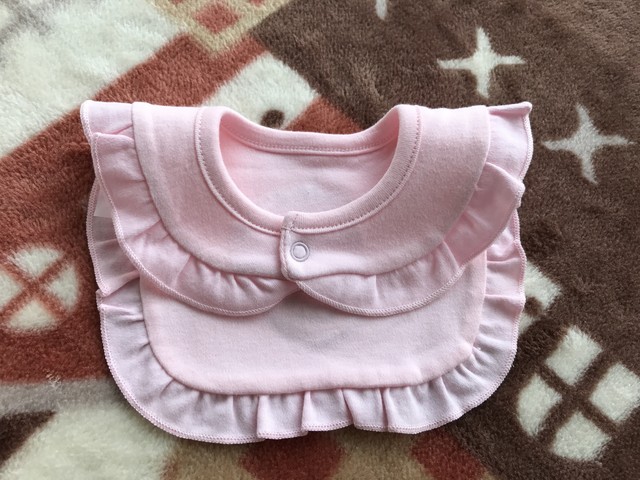 スタイ よだれかけ 女の子 ピンク Angeltwins