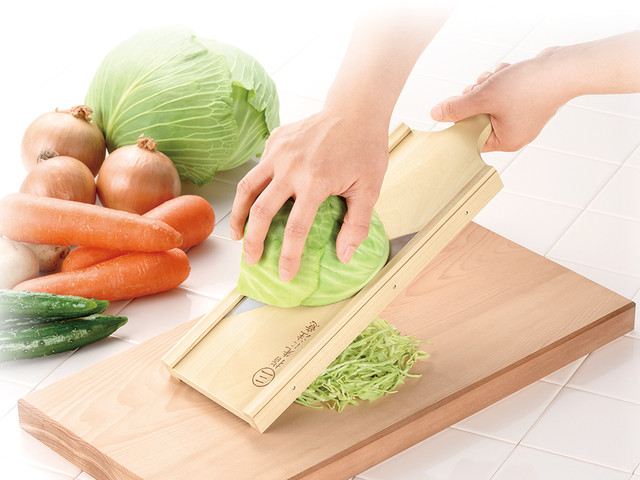 木製調理器 キャベツスライサー キャベツは千切りになります 小柳産業オンラインshop