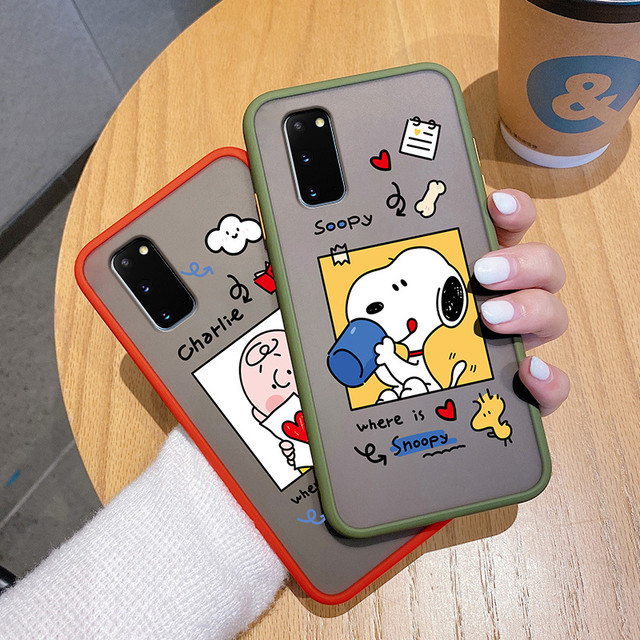 M049 Galaxy Sケース 可愛いスヌーピー Galaxy S10 Momocaseshop