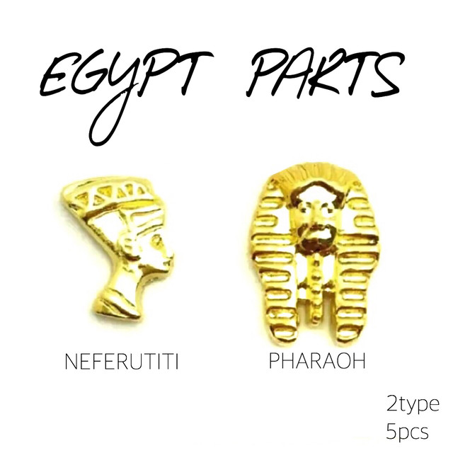 062 エジプトパーツ ネイル ネイルシール ネイルパーツ ネイルチップ エジプト ファラオ ネフェルティティ 個性的パーツ Glister Base店