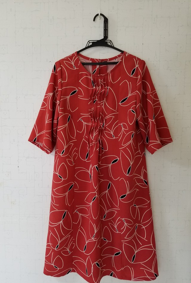 着物リメイク ピンタックワンピース Sakiorihiro