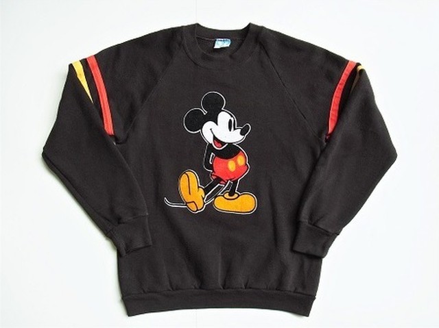 80 S ミッキー マウス ヴィンテージ スウェット Mickey Mouse Vintage Sweat Shirt Cyclone