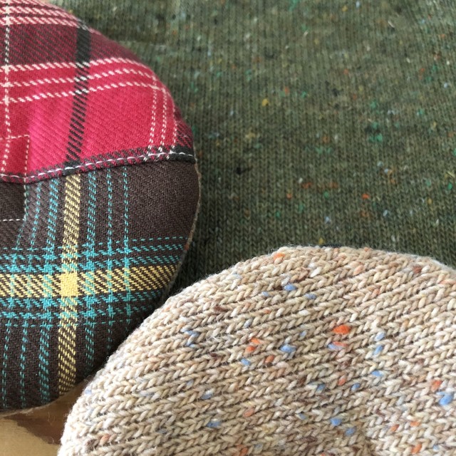 ハンドメイド チェックの雲の鍋敷き コースターの3点セット Daisy Daisy Eiz