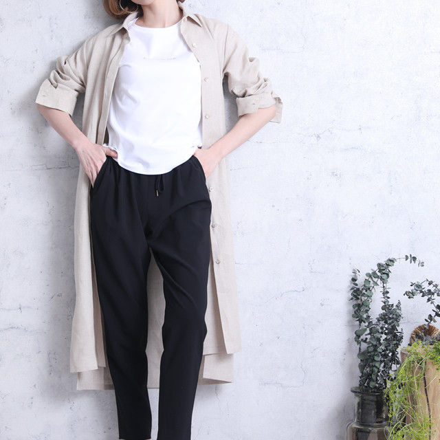 30 Off リネンシャツワンピース Crb 4 小さいサイズ レディース 服 のchou Rose シューローズ