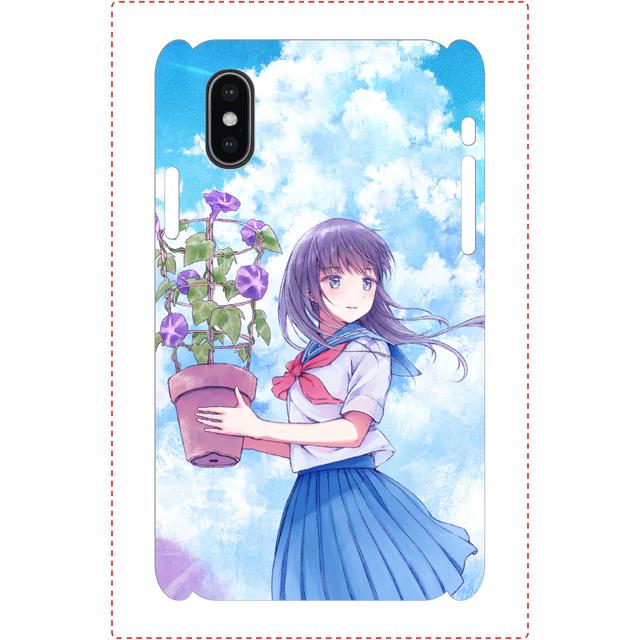 Iphoneケース スマホケース Iphonexs 女の子 イラスト エモい セーラ服 Xperia Iphone5 6 6s 7 8 可愛い おすすめ 個性的 人気 イラストレーター クリエイター 絵師 Android アンドロイド ケース タイトル 夏について 作 うなぎ団子 Iphoneケース Tシャツ