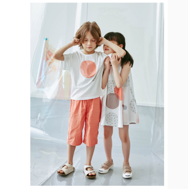 予約商品 ワンピース 輸入 北欧 ドレス インポート 子ども服 子供服 こども服 女の子 ジュニア ドレス ワンピ 上品 春夏 Aライン 綿 お出掛け かわいい Lavoro