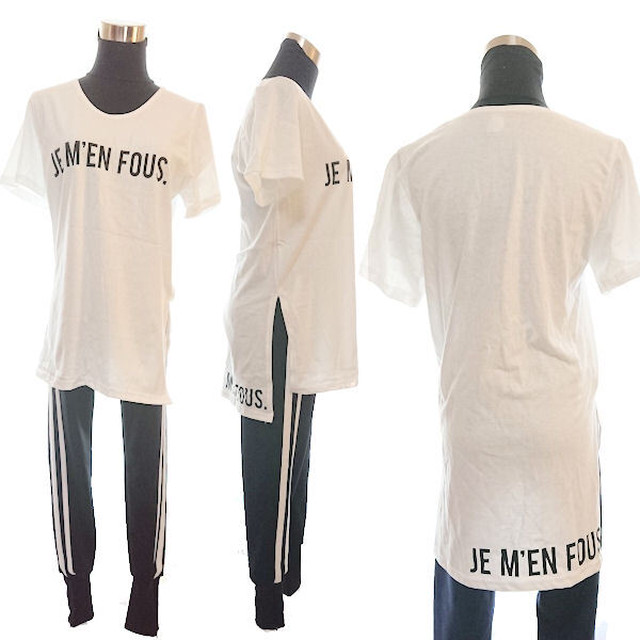 パーカー ジャージ Tシャツ スリット レギンス パンツ 三点セット ライン セットアップ ルームウェア Set 長袖 上下 カジュアル 部屋着 ゆったり スポーツ ワークアウト ジム レディース K0 Nary ゴルフウェア セットアップ ワンピース 韓国ファッション通販