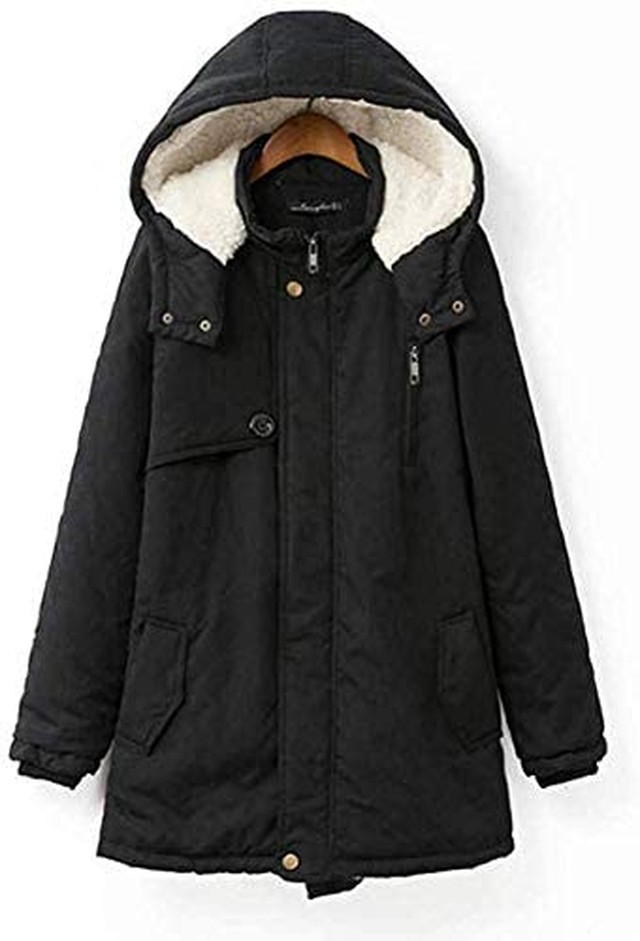 Jpcs Angelcity レディース 中綿コート 裏ボア モッズコート ミリタリーコート 中綿ジ ャケット ダウンコート 裏起毛コート フード付き ロング丈 防寒服 女性用コー ト 防寒コート 軽量 秋冬 アウター カジュアル 大きいサイズ A504 Az Japan Classic Store