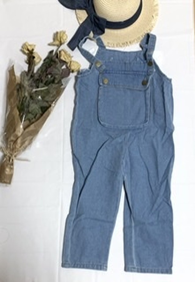 可愛い天使の羽付き オーバーオール Niwatoriとたまご