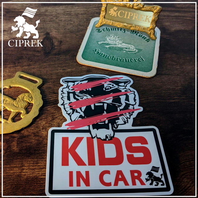 Ciprek 車用 ご家族保護 ステッカー Tiger Ciprek