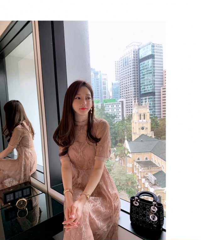 ワンピース レディース ロングワンピース コーデ 結婚式 羽織物 冬 40代 秋冬 秋 30代 ロング丈 半袖 レース パーティドレス ハイネック 結婚式 二次会 演奏会 およばれ フォーマル 上品 Dress No Sato