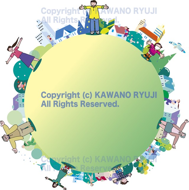 街並みイラスト Kawano ストックイラスト直販所