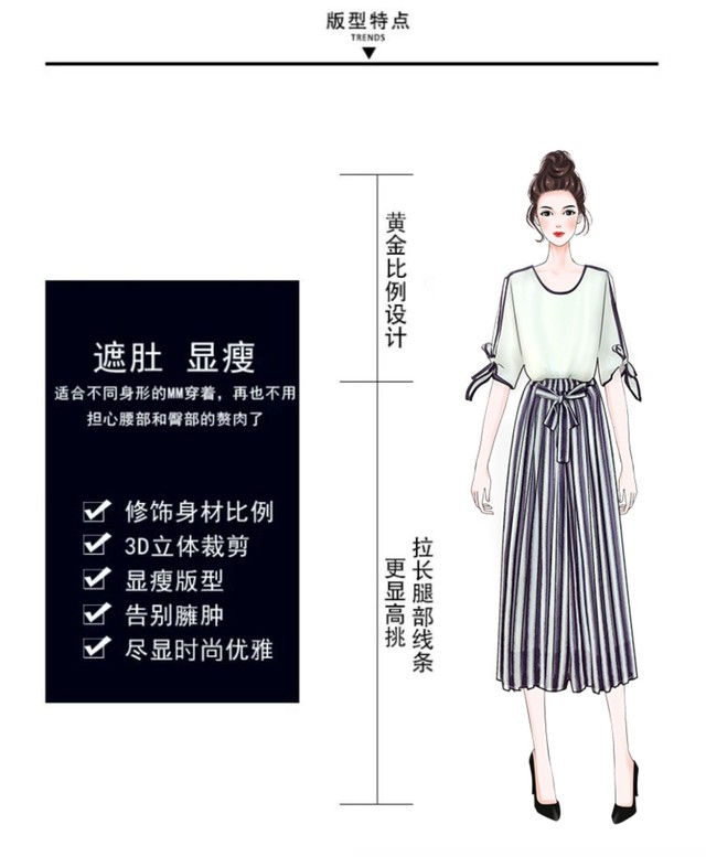 大きいサイズの太った女性の年齢減少ルーズフィット太もも太いワイドレッグパンツ気質ツーピーススーツ夏 大きめサイズ サマー 夏物 ワイドパンツ Moxue Chaos