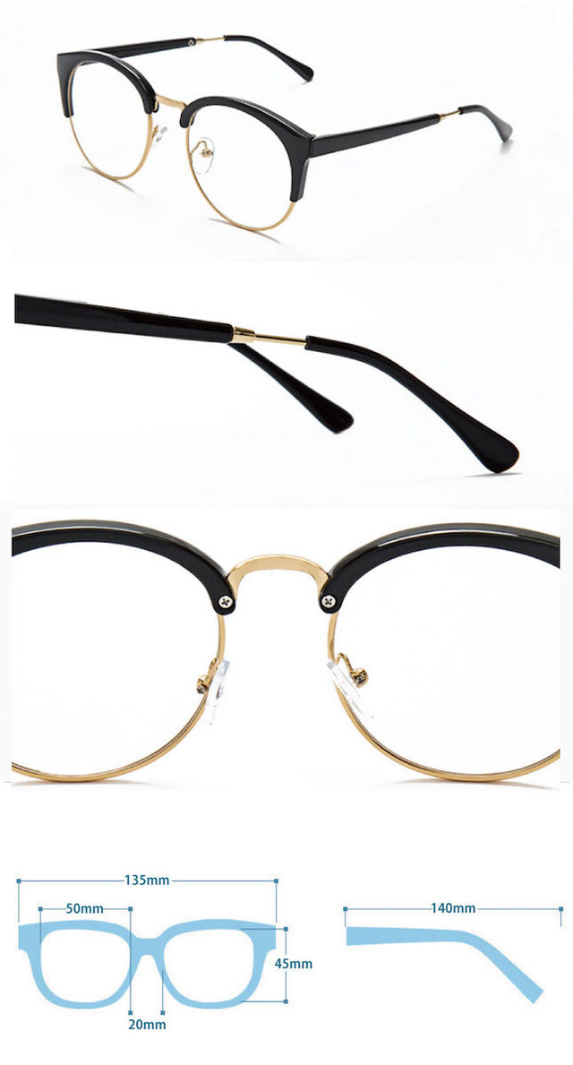 メガネ 伊達眼鏡 伊達メガネ 眼鏡 男女兼用 黒縁眼鏡 黒縁 ウェリントン サークルフレーム ハーフフレーム ラウンドフレーム Hummingf