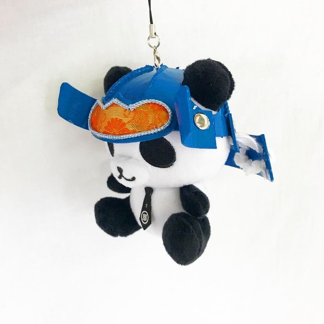 ５色セット 戦国パンダ部長 青 緑 白 黄 桃 カッコイイ カワイイ マスコットキャラ戦隊の誕生 Jami 甲冑 戦国グッズつくる人