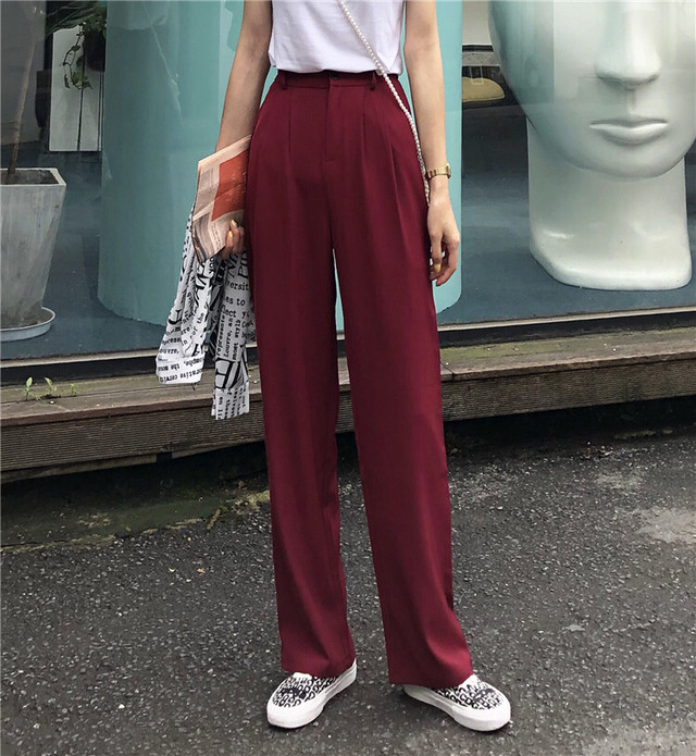 ワイドレッグきれいめパンツ 【wide leg formal pants】