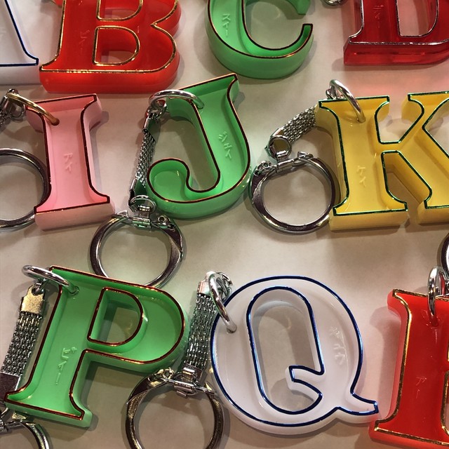 アルファベット キーホルダー 1p 時空屋トキカケ商店