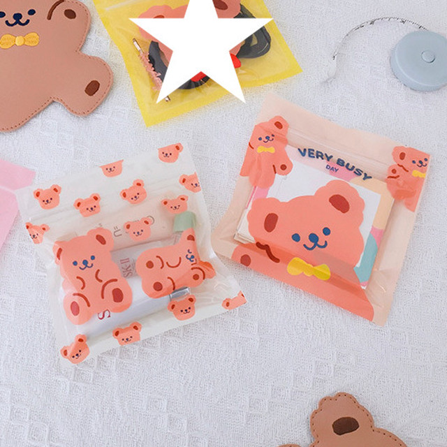 即納 50yen Milkjoy クマ柄 Oppケース ジップパック Sticker Bentoy 韓国 最安値 Usagi Case ウサギケース 韓国iphoneケース通販