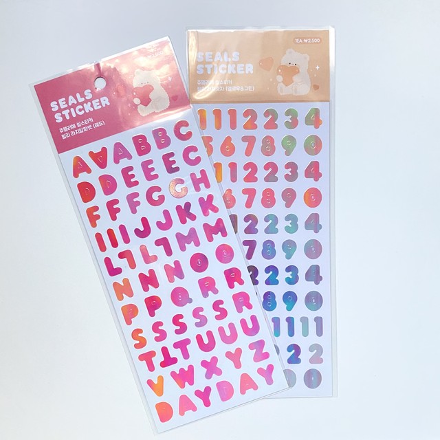 韓国作家 Joie Atelier様 アルファベットシール Sol