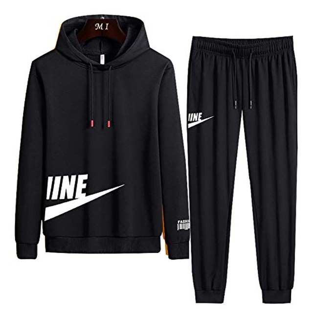 Jpcs Wengon スポーツウェア 上下 セット 春 秋 冬 ジャージ パーカー パンツ メンズ トレーニング ゆったり 大きいサイズ ルーム ダンス Az Japan Classic Store