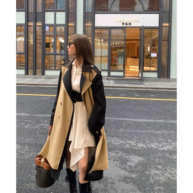 black line coat