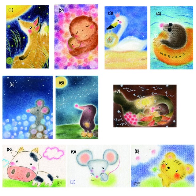 日本一種類豊富 ポストカード 動物 Yanotomoko Gallery