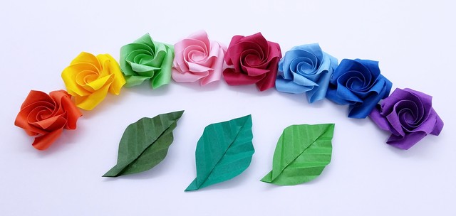 折り紙 のバラ 小箱キット ブレンドオイル無 Rbi Flower Art ラビフラワーアート