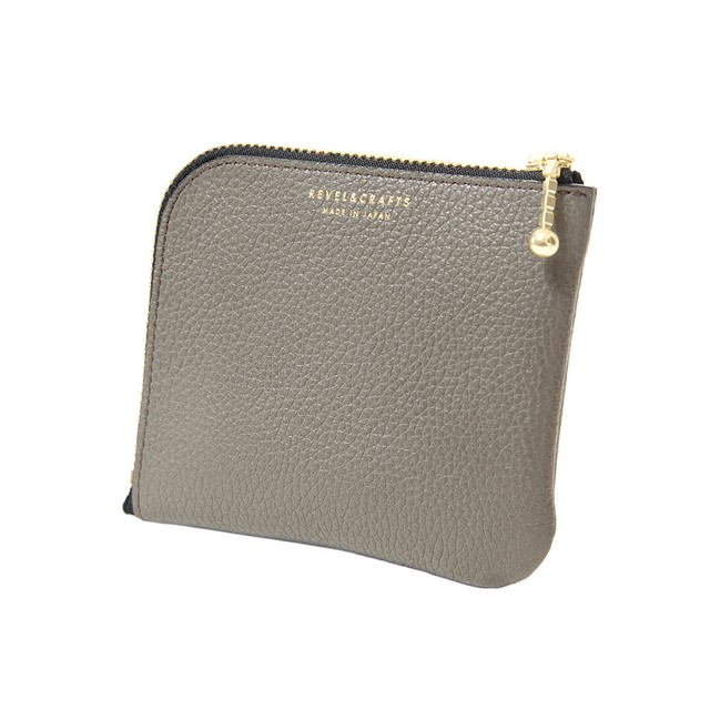 L ZIP PURSE GRAY
