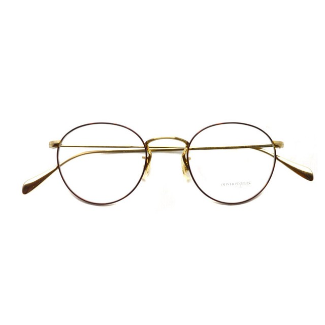 Oliver Peoples Coleridge Ov1186 5295 Softgold Amber Dtbk Foil 中目黒のメガネ サングラスセレクトショップ Props