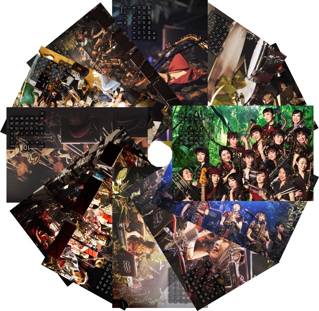 21年卓上カレンダー 4月始まり たをやめオルケスタ