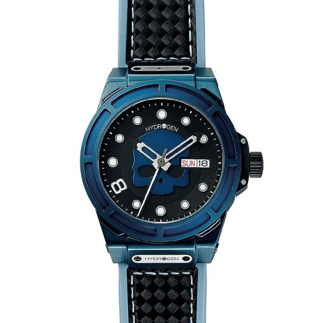 【HYDROGEN WATCH ハイドロゲンウォッチ】HW224008-SK/OTTO SKULL COLLECTION オットー スカルコレクション(ブルー)/国内正規品 腕時計
