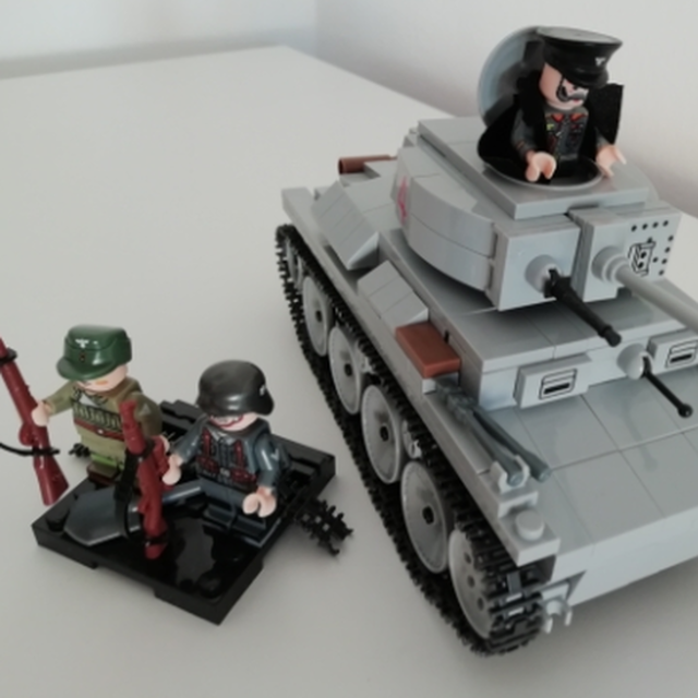 レゴ互換 レゴ互換 Lt 38 戦車 ミニフィグ付き ドイツ軍 ライトタンク 戦争 第二次世界大戦 Ww2 軍隊 レゴ風 ミリタリー 知育玩具 Happy Hobby あなたのベストが見つかるお店