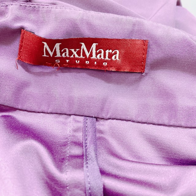 マックスマーラ 長袖ワンピース 紫色 Max Mara Uta