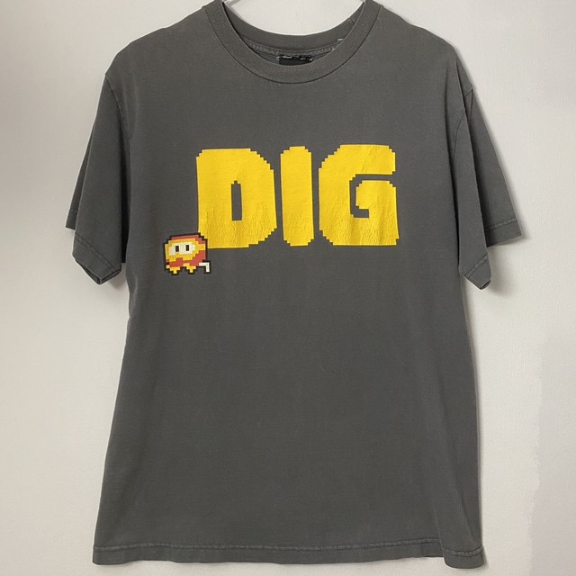 90s ディグダグ Digdug レトロゲーム Tシャツ Splashtoyandusedclothing