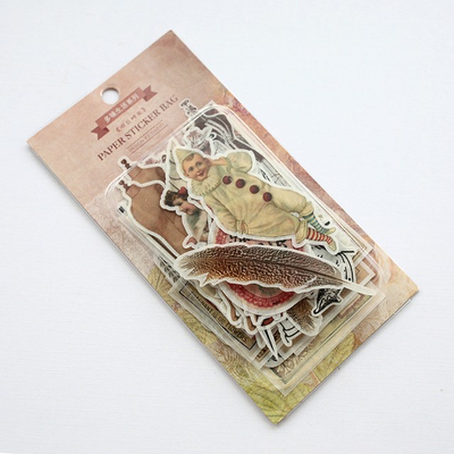 S130h Simno 中世ヨーロッパ 素敵な生活シリーズ 海外ステッカー Cherish365 Zakka