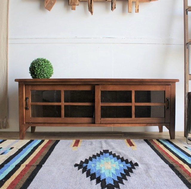 Mindy Wood TV Board 1200 / 北欧アンティークスタイル 木製 テレビ台 120cm
