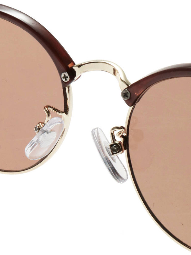 Ungrid アングリッド ラウンドフレームサングラス Blue Lotus