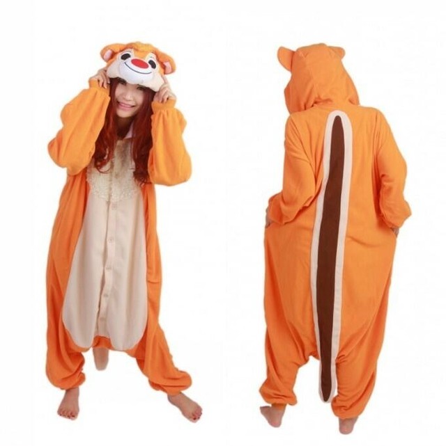 ハロウィン コスプレ ディズニー チップ デール 着ぐるみ 体型カバー ゆったり カジュアル 秋冬 Joogle ジョーグル