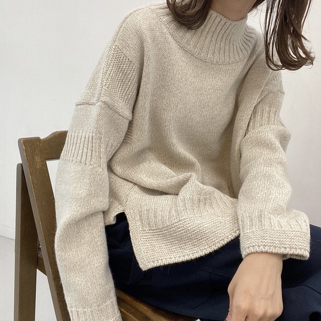 rib mix knit
