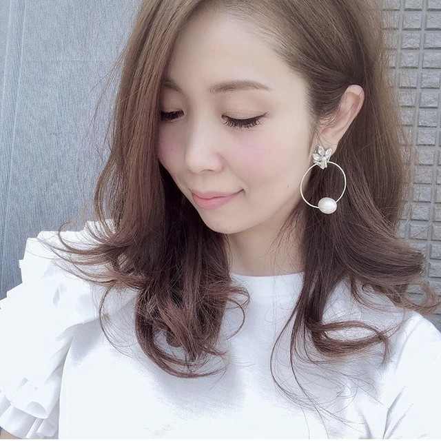 【ピアス】マーキススワロフスキーとフープピアス人気のアクセサリーESCLPE43