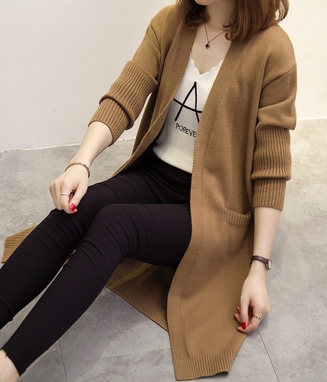 ロングニットカーディガン レディース カーディガン レディースカーディガン ロングカーディガン ロング丈 防寒対策 おしゃれ かわいい オシャレ カワイイ Ys0014 Fashion Mille