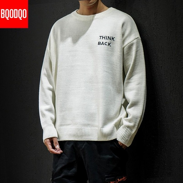 緑漫画プリント秋ese陸軍oネックセーター黒冬ニットジャンパーセーター男性メンズプルオーバー ブラック オータム 秋物 ウィンター 冬物 グリーン Bqodqo Official Stor Efect