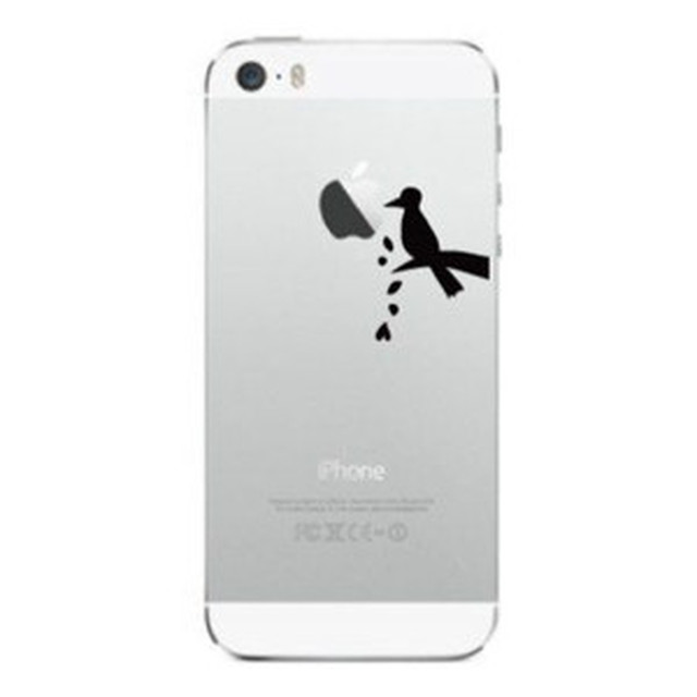 Iphone Deco りんごマークの周りに貼るステッカー For Iphone5 5s 5c とり カッティングステッカー 商品の通販専門店 Csk Direct